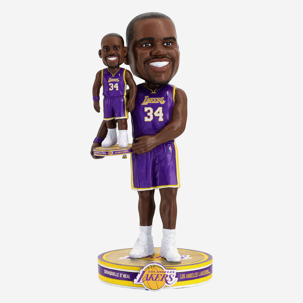 Shaquille O'Neal Los Angeles Lakers Bobble Dubblz Bobblehead FOCO - FOCO.com