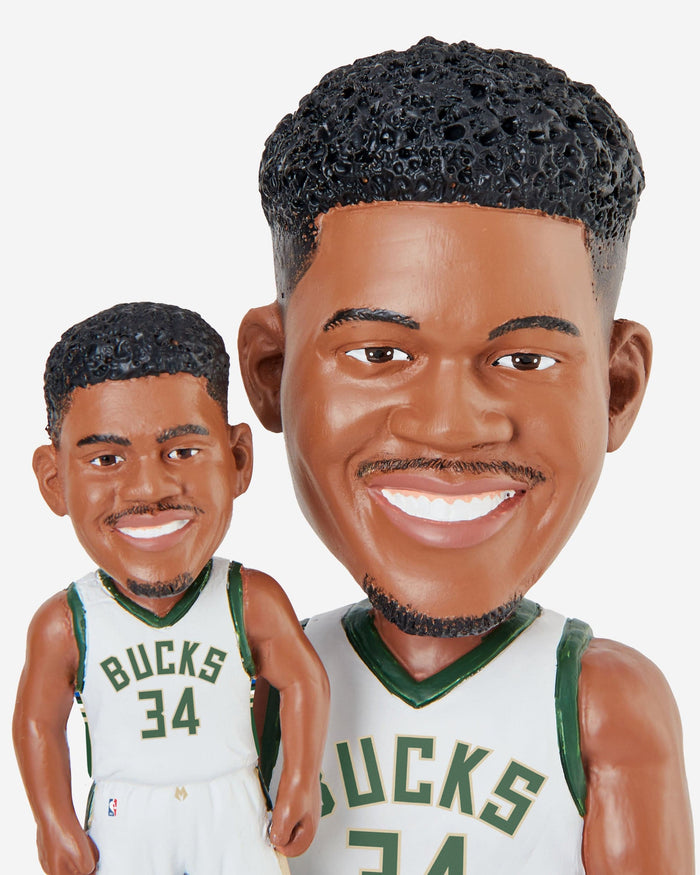 Giannis Antetokounmpo Milwaukee Bucks Bobble Dubblz Bobblehead FOCO - FOCO.com