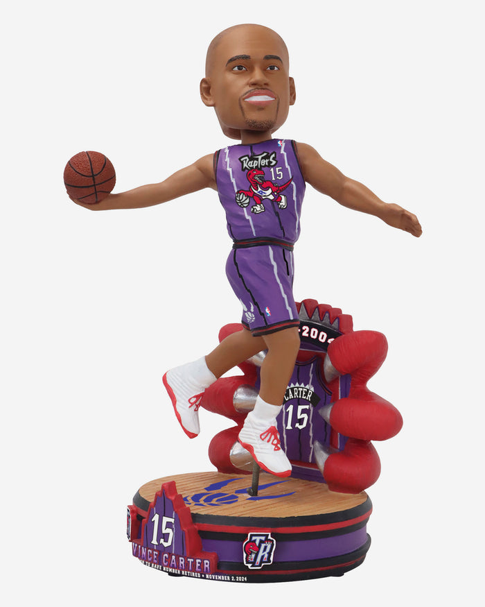 Vince Carter Toronto Raptors Jersey Retirement Bobblehead FOCO - FOCO.com