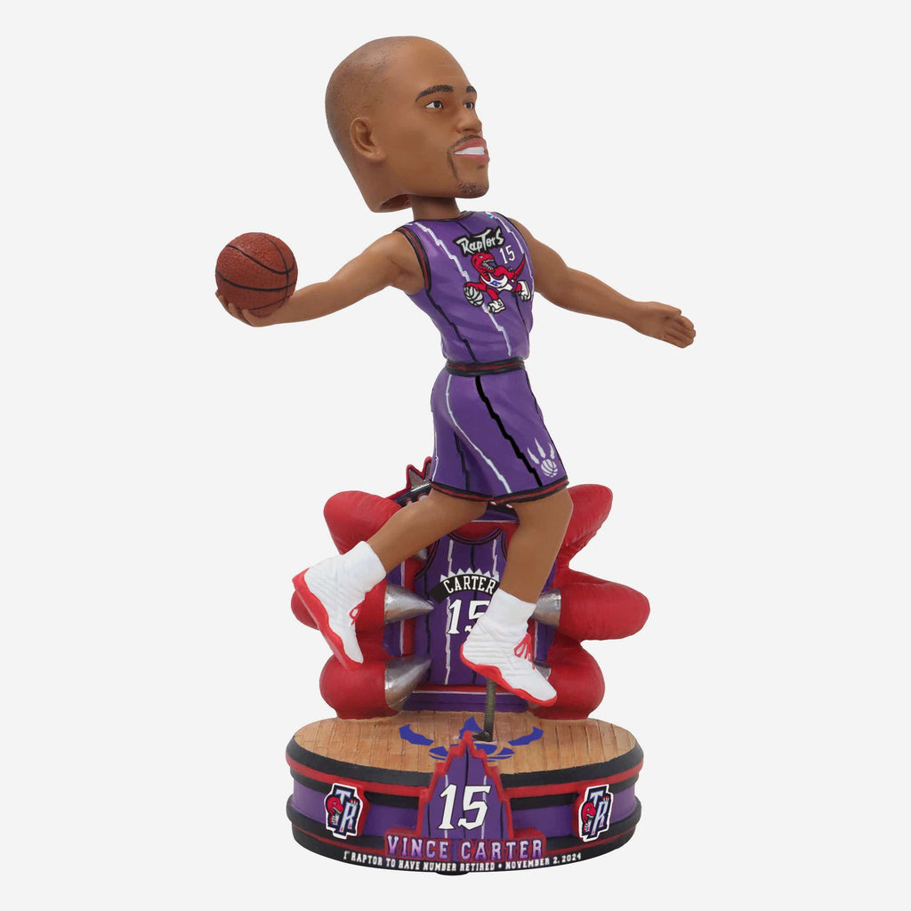 Vince Carter Toronto Raptors Jersey Retirement Bobblehead FOCO - FOCO.com