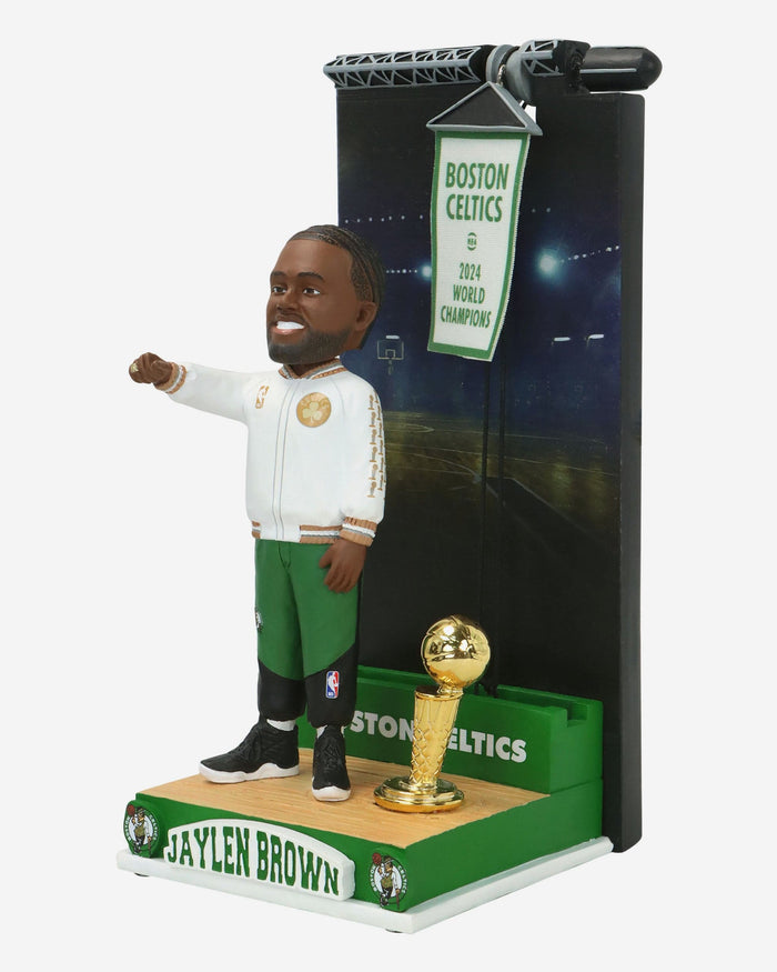 Jaylen Brown Boston Celtics 2024 Banner Raising Bobblehead FOCO - FOCO.com