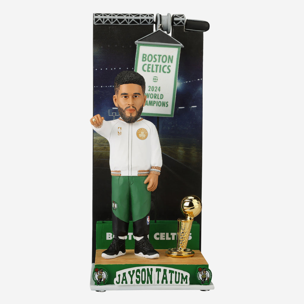 Jayson Tatum Boston Celtics 2024 Banner Raising Bobblehead FOCO - FOCO.com