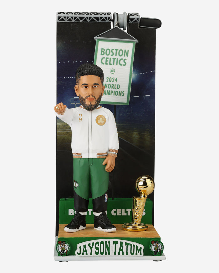 Jayson Tatum Boston Celtics 2024 Banner Raising Bobblehead FOCO - FOCO.com