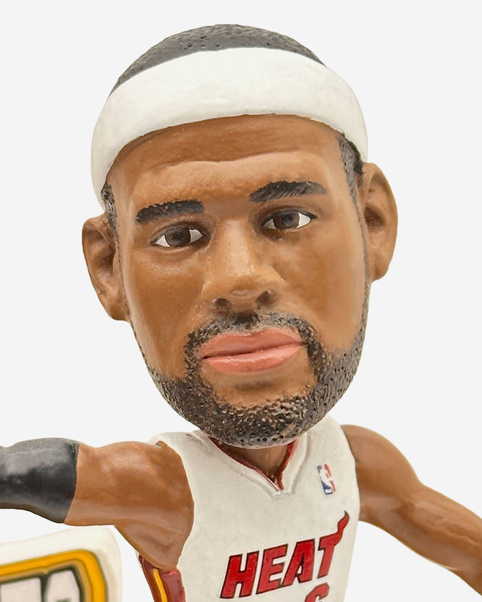 LeBron James Los Angeles Lakers & Cleveland Cavaliers & Miami Heat 40,000 Points Milestone Mini Bobblehead Scene FOCO - FOCO.com