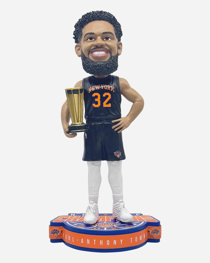 Karl-Anthony Towns New York Knicks NBA Cup Champions Bobblehead FOCO - FOCO.com