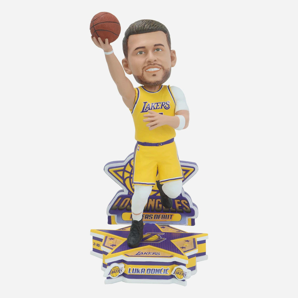 Luka Doncic Los Angeles Lakers Debut Bobblehead FOCO - FOCO.com