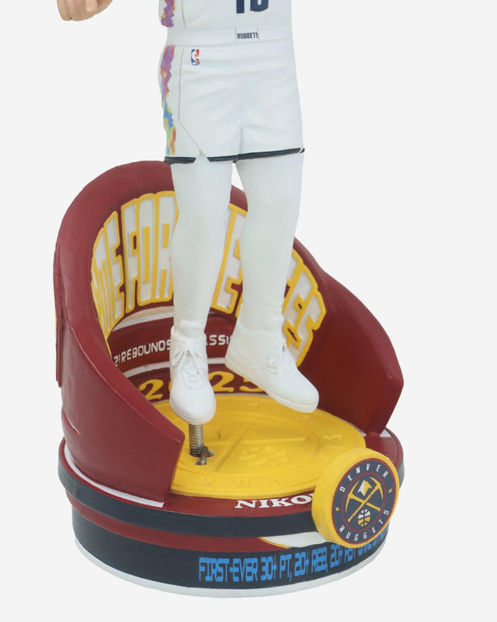 Nikola Jokic Denver Nuggets A Game for the Ages Triple Double Bobblehead FOCO - FOCO.com