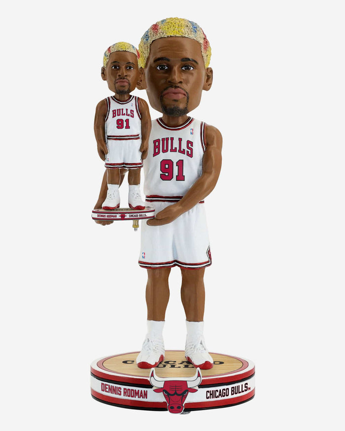 Dennis Rodman Chicago Bulls Bobble Dubblz Bobblehead FOCO - FOCO.com