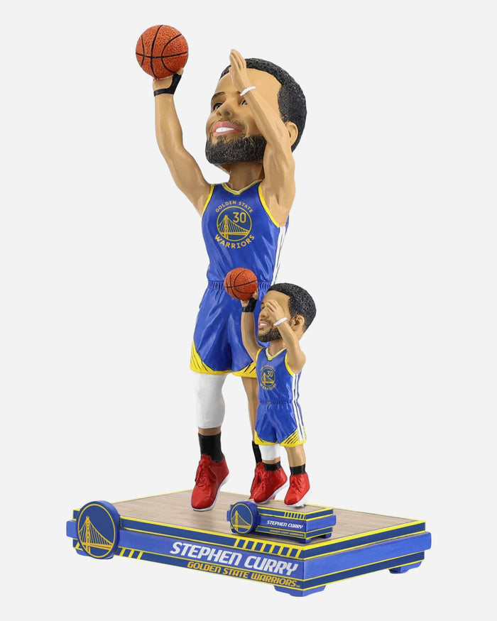 Stephen Curry Golden State Warriors Magnetized Bobble Dubblz Bobblehead FOCO - FOCO.com