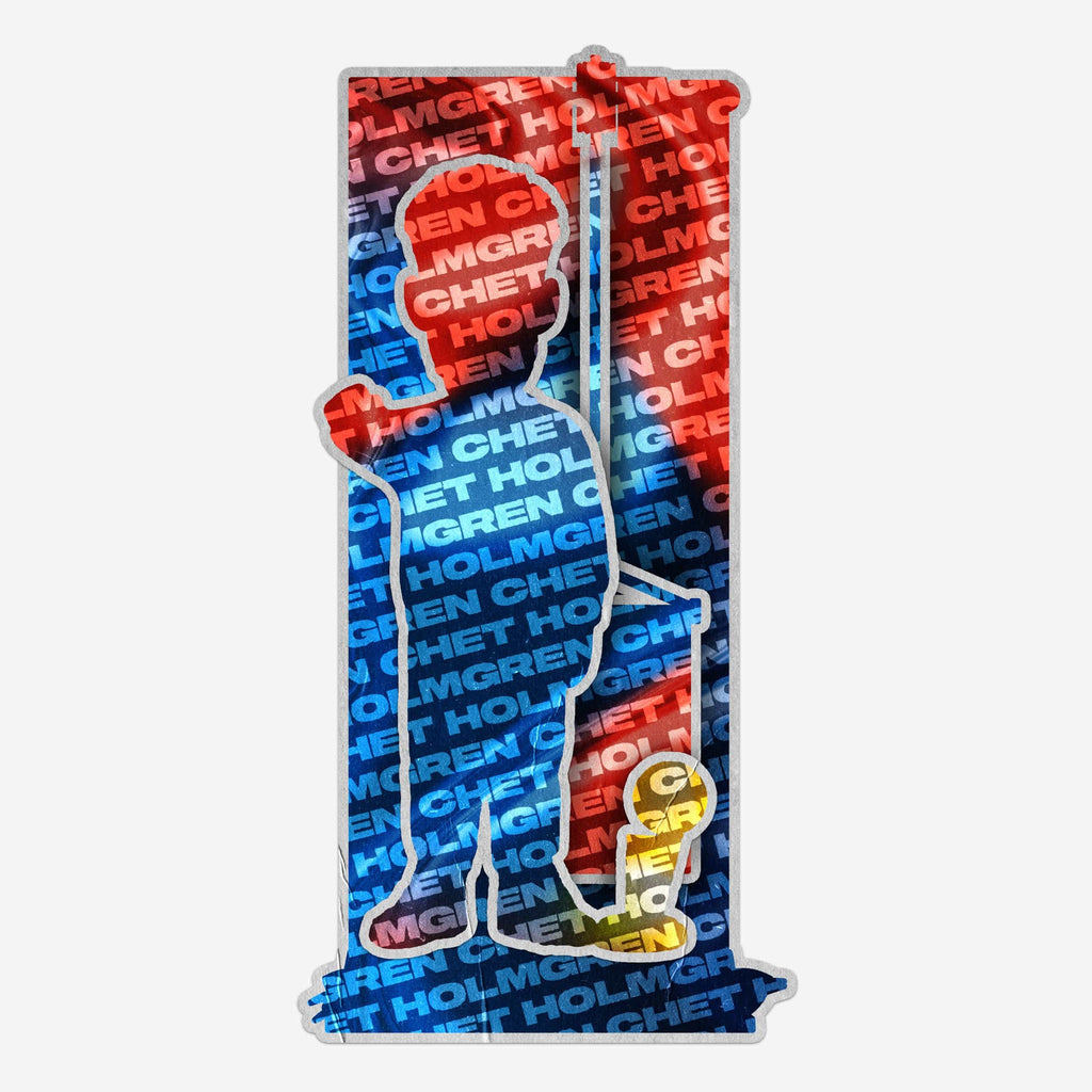 Chet Holmgren Oklahoma City Thunder Raising the Banner Bobblehead FOCO - FOCO.com