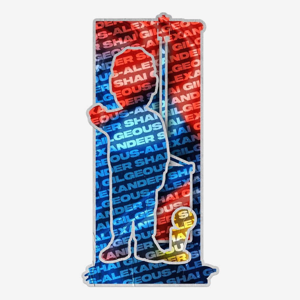 Shai Gilgeous-Alexander Oklahoma City Thunder Raising the Banner Bobblehead FOCO - FOCO.com