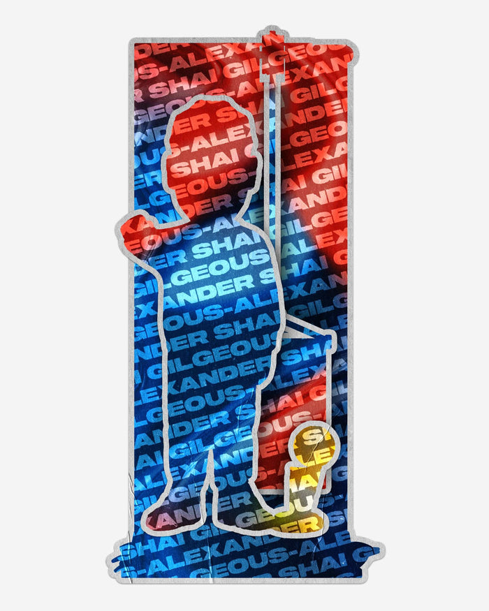 Shai Gilgeous-Alexander Oklahoma City Thunder Raising the Banner Bobblehead FOCO - FOCO.com