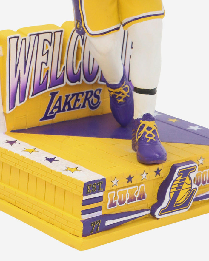 Luka Doncic Los Angeles Lakers Welcome to the Team Bobblehead FOCO - FOCO.com