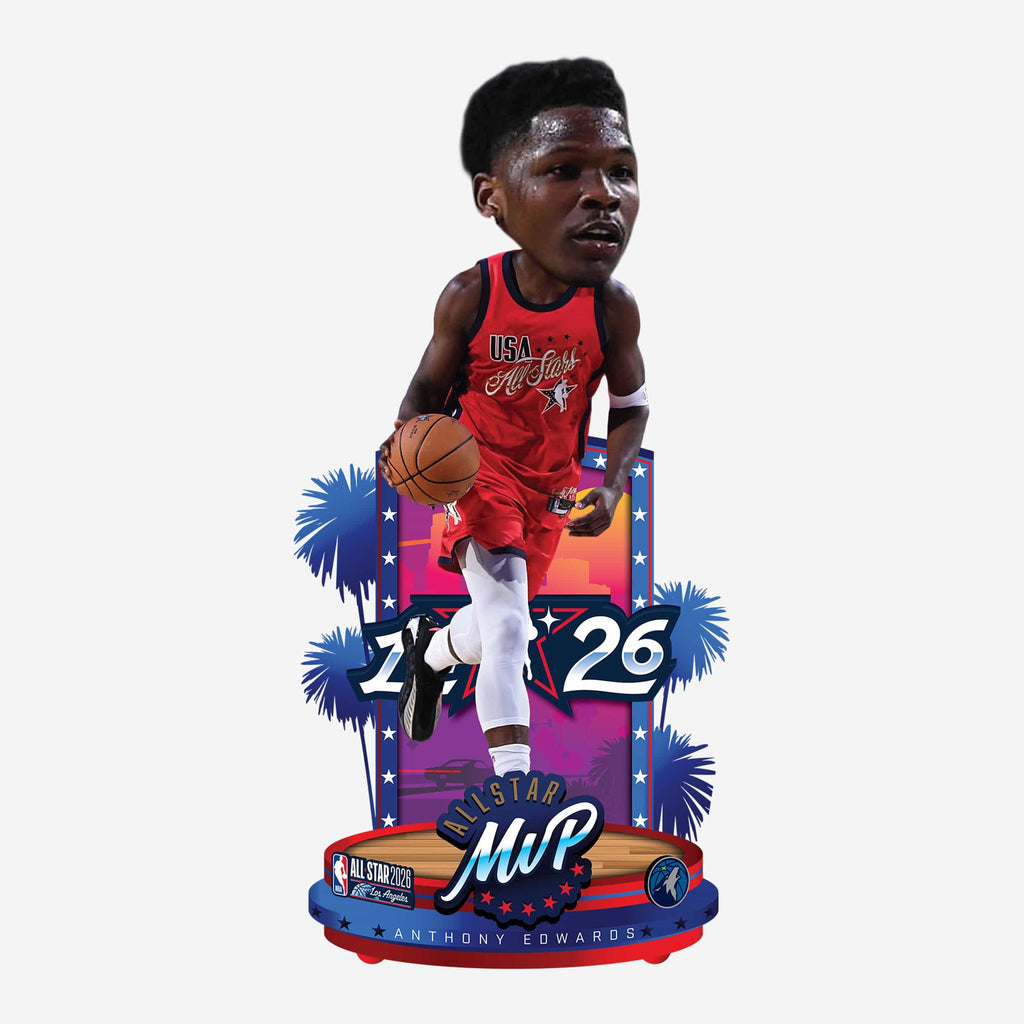 Anthony Edwards Minnesota Timberwolves 2026 NBA All-Star Game MVP Bobblehead FOCO - FOCO.com