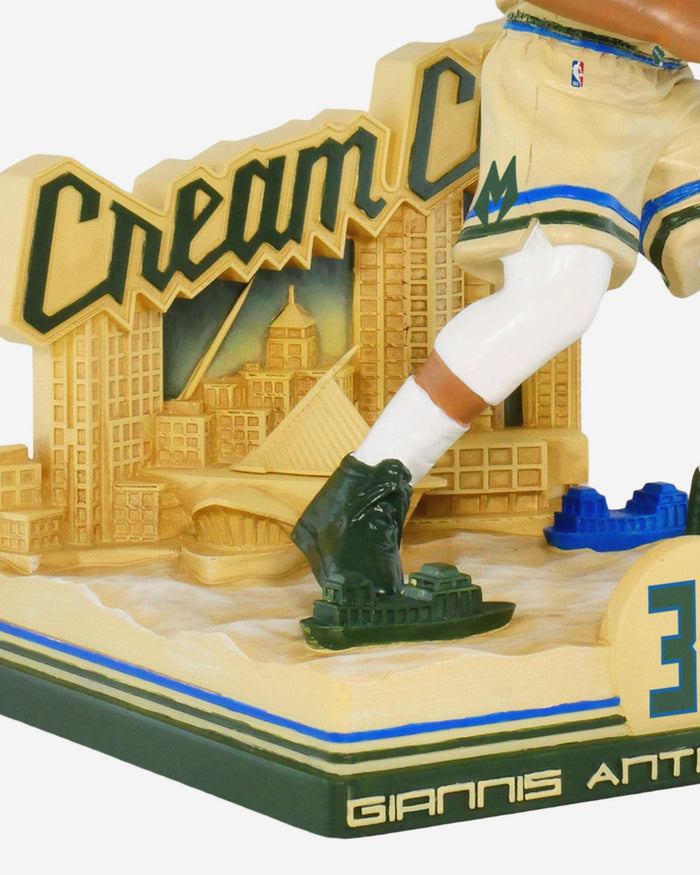 Giannis Antetokounmpo Milwaukee Bucks 2026 City Jersey Bobblehead FOCO - FOCO.com