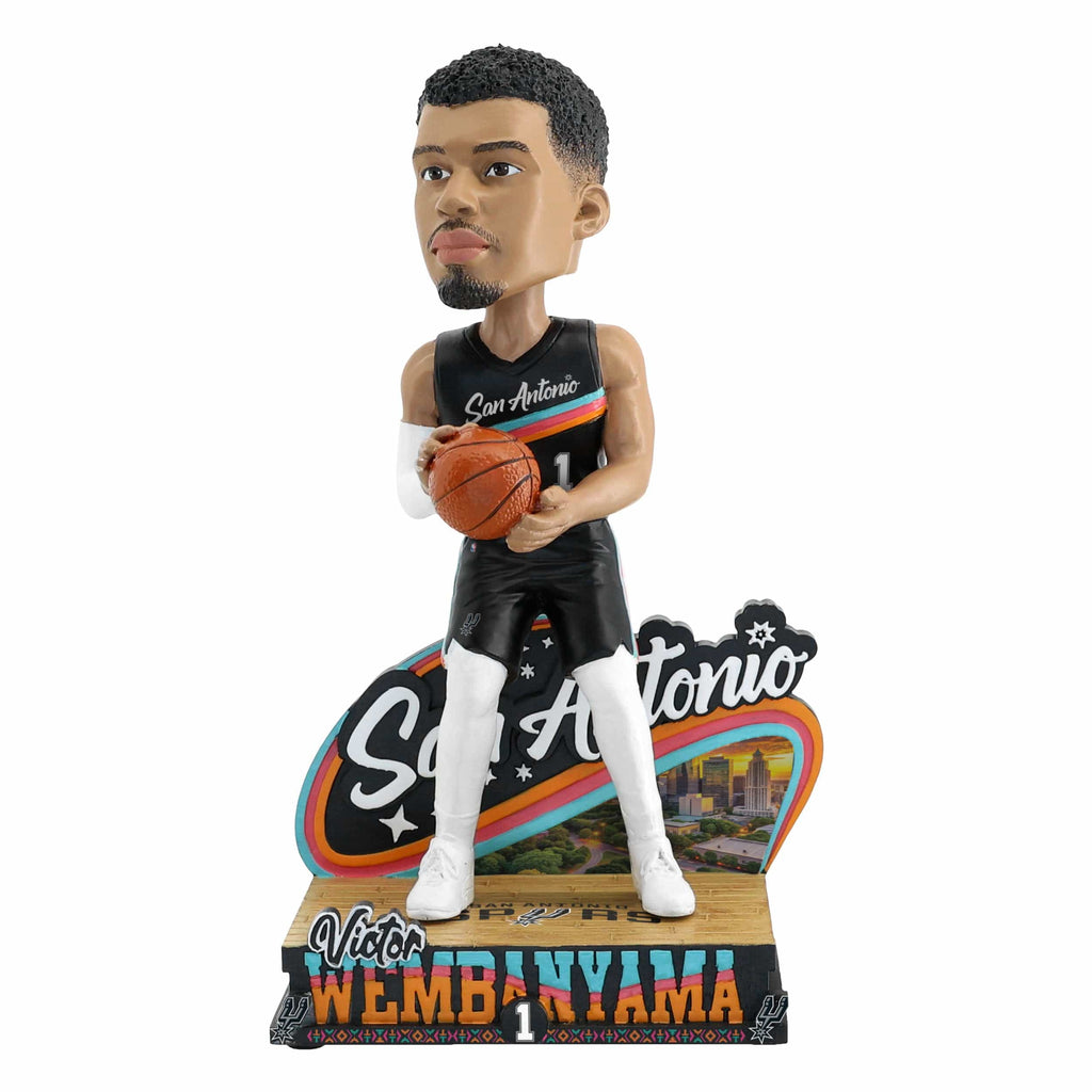 Victor Wembanyama San Antonio Spurs 2026 City Jersey Bobblehead FOCO - FOCO.com