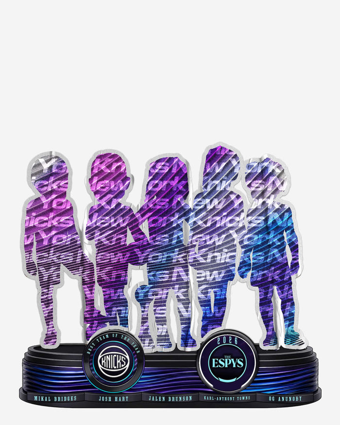 New York Knicks 2026 ESPY Awards Best Team Mini Bobblehead Scene