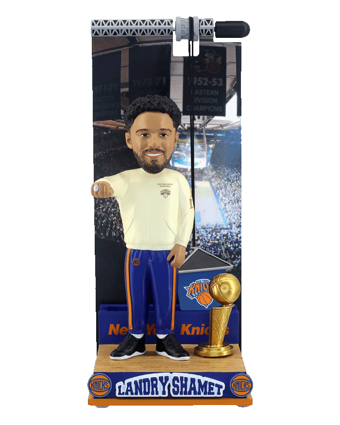 Landry Shamet New York Knicks Raising the Banner Bobblehead FOCO - FOCO.com