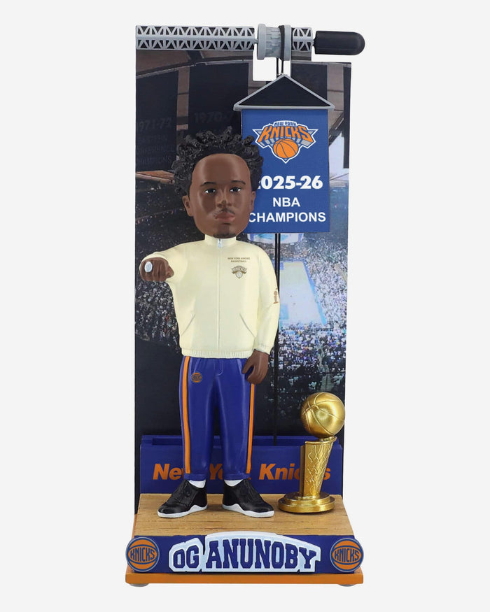 OG Anunoby New York Knicks Raising the Banner Bobblehead FOCO - FOCO.com