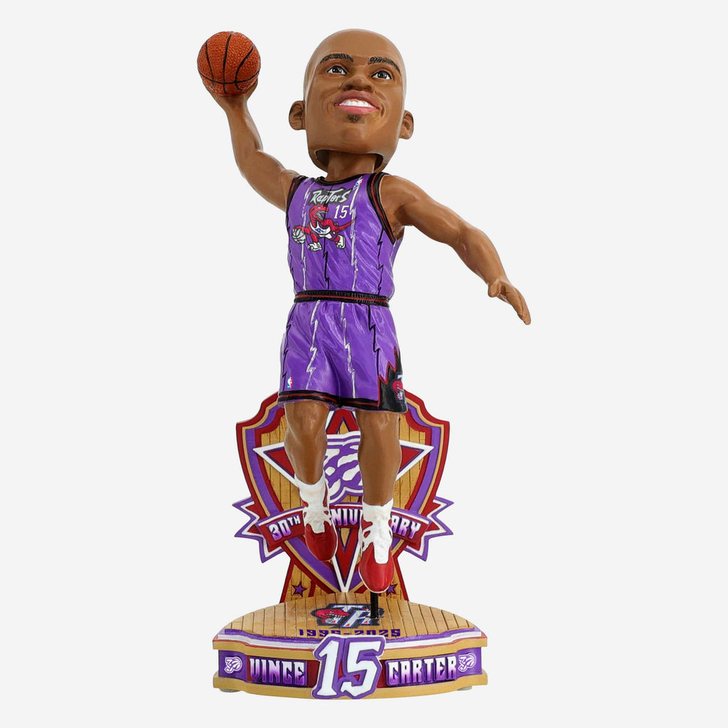 Vince Carter Toronto Raptors 30th Anniversary Bobblehead FOCO - FOCO.com