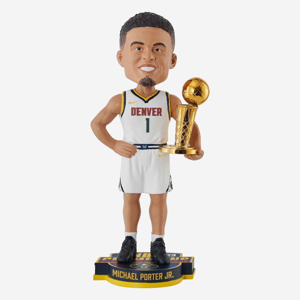 Michael Porter Jr Denver Nuggets 2023 NBA Champions Alternate Uniform Bobblehead FOCO - FOCO.com