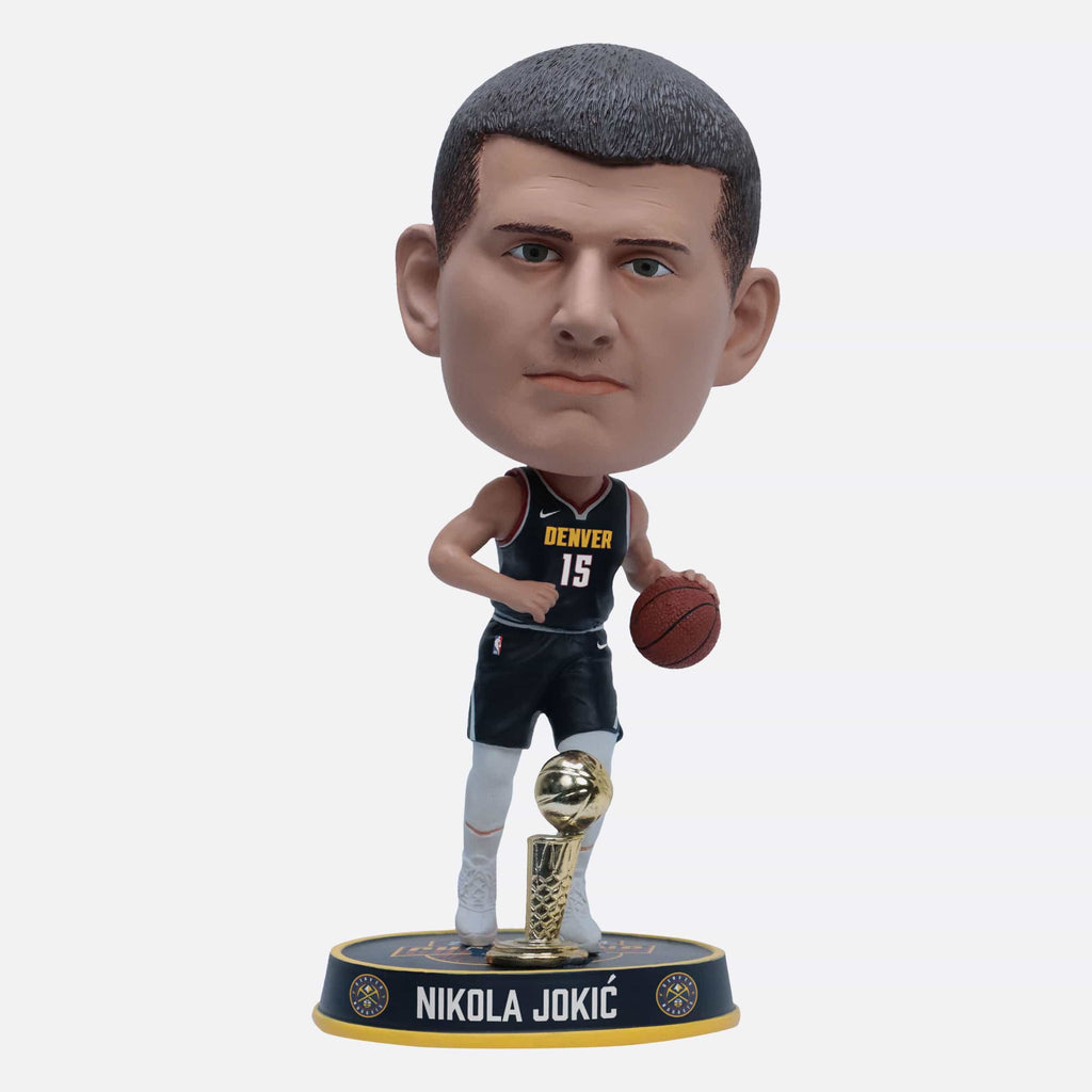 Nikola Jokic Denver Nuggets 2023 NBA Champions Bighead Bobblehead FOCO - FOCO.com