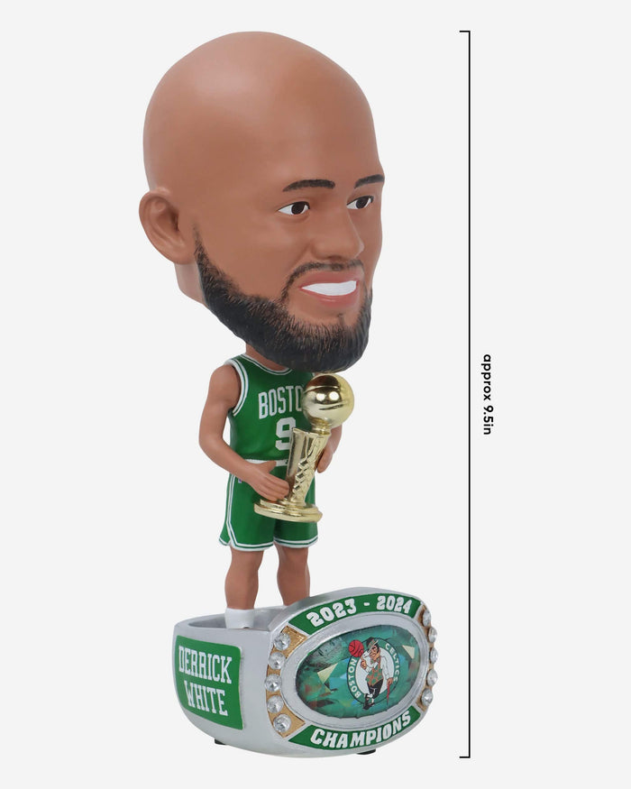 Derrick White Boston Celtics 2024 NBA Champions Ring Base Bighead Bobblehead FOCO - FOCO.com