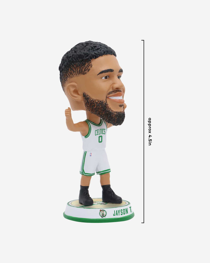 Jayson Tatum Boston Celtics Court Stripe Mini Bighead Bobblehead FOCO - FOCO.com