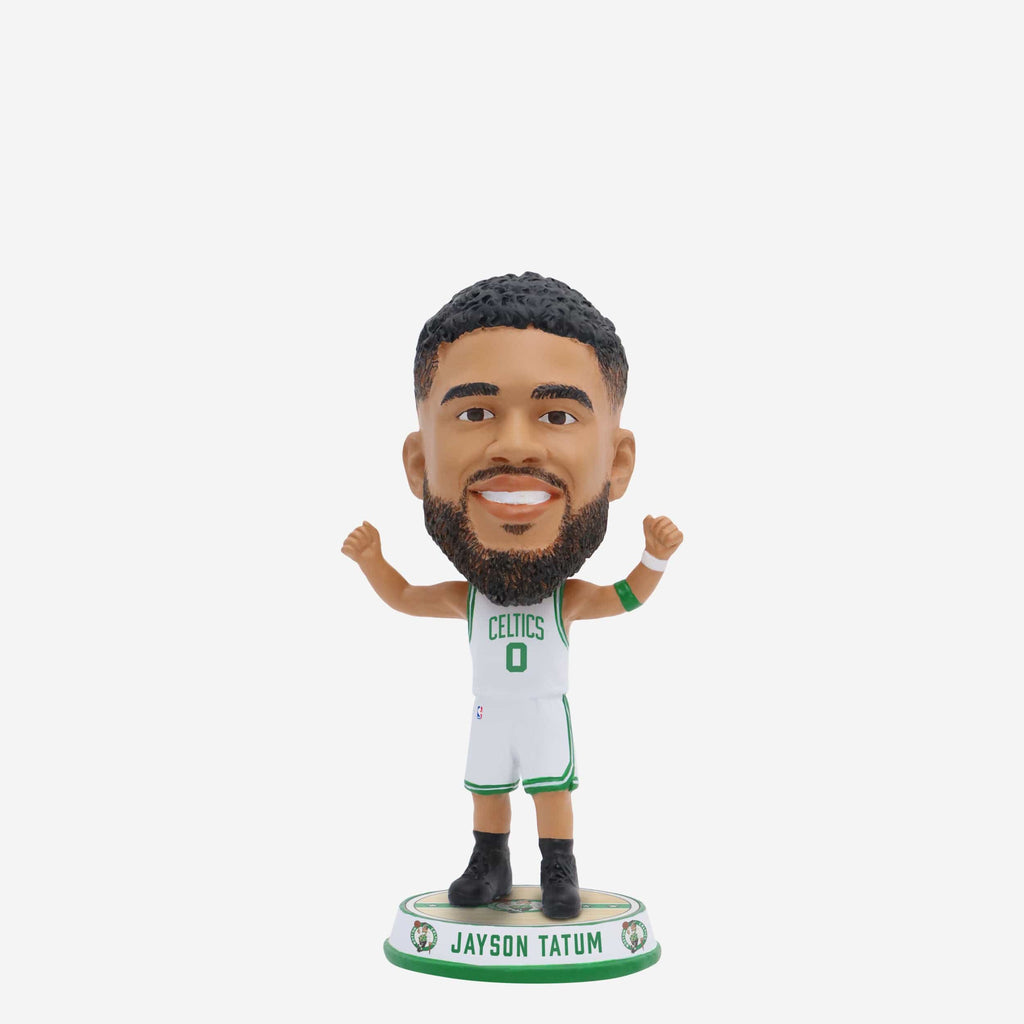 Jayson Tatum Boston Celtics Court Stripe Mini Bighead Bobblehead FOCO - FOCO.com