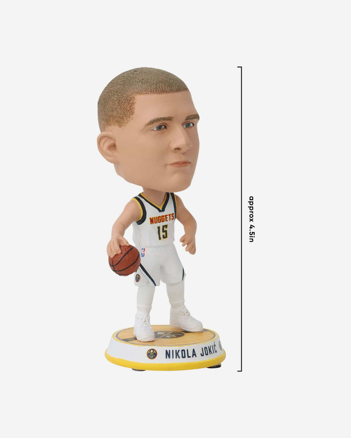 Nikola Jokic Denver Nuggets Court Stripe Mini Bighead Bobblehead FOCO - FOCO.com