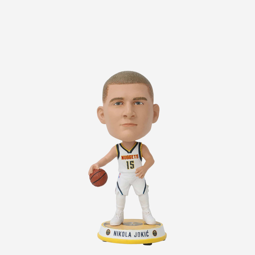 Nikola Jokic Denver Nuggets Court Stripe Mini Bighead Bobblehead FOCO - FOCO.com
