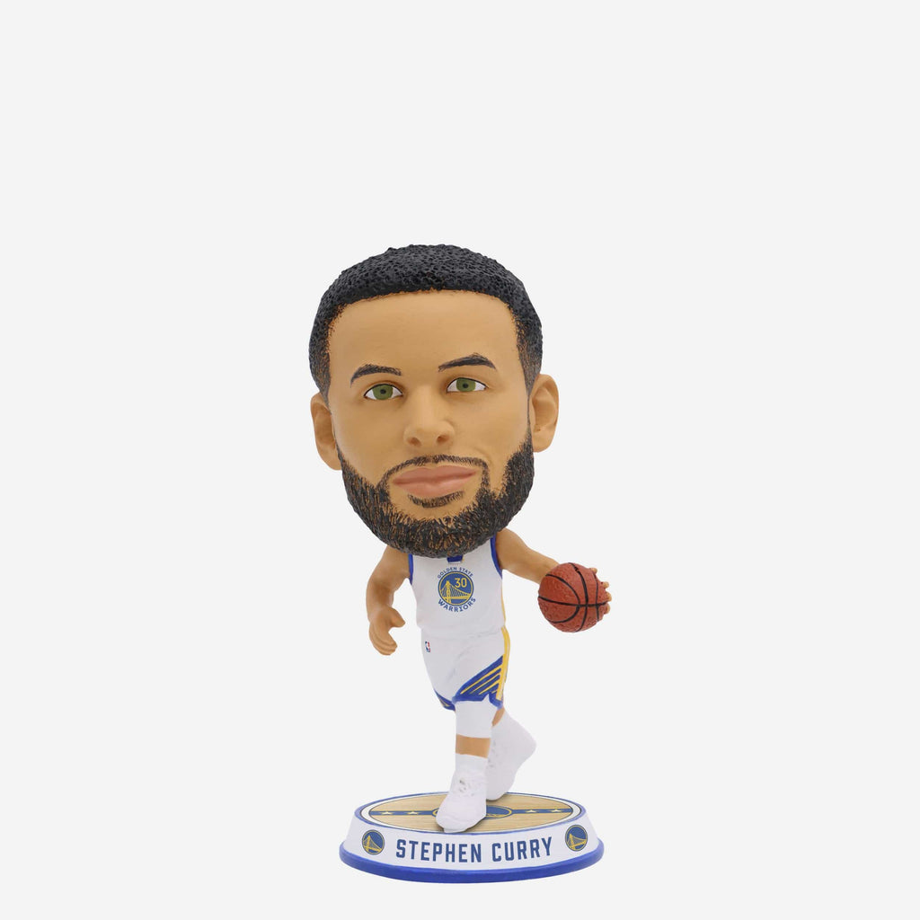 Steph Curry Golden State Warriors Court Stripe Mini Bighead Bobblehead FOCO - FOCO.com