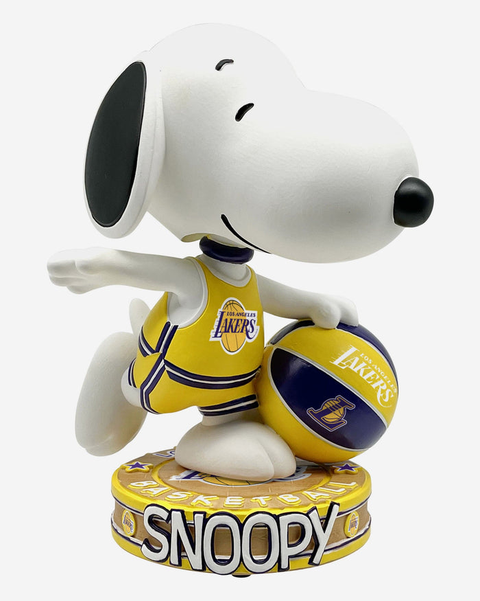 Los Angeles Lakers Snoopy Peanuts Bighead Bobblehead FOCO - FOCO.com