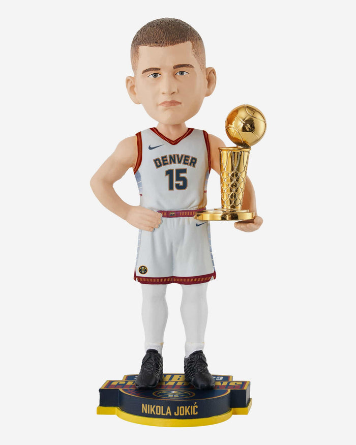 Nikola Jokic Denver Nuggets 2023 NBA Champions City Edition Jersey Bobblehead FOCO - FOCO.com