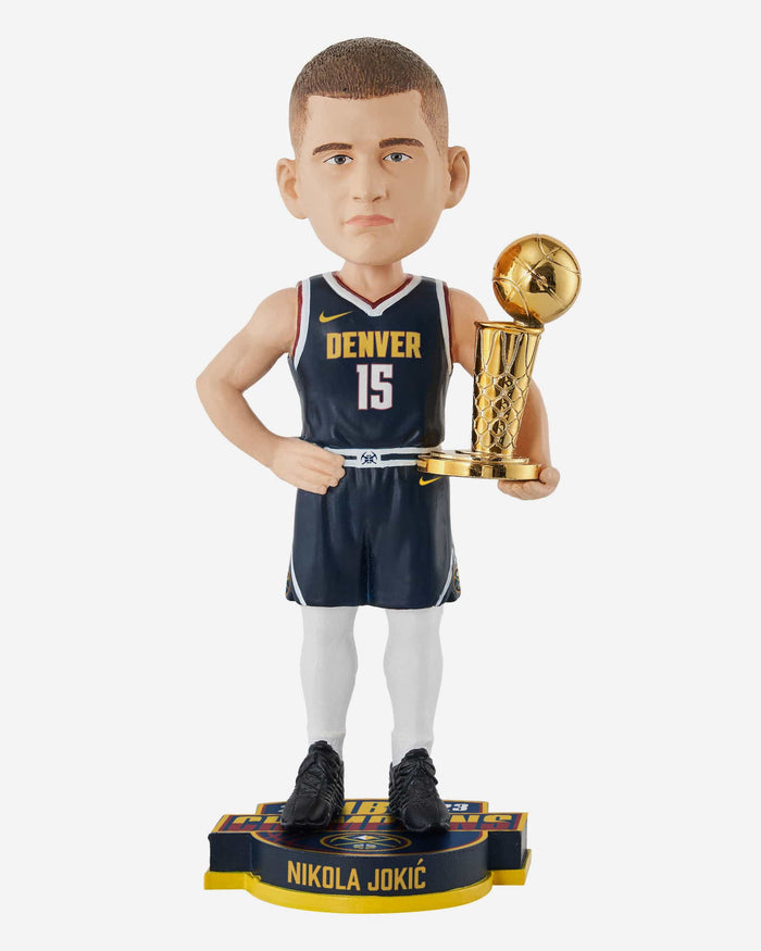 Nikola Jokic Denver Nuggets 2023 NBA Champions Bobblehead FOCO - FOCO.com