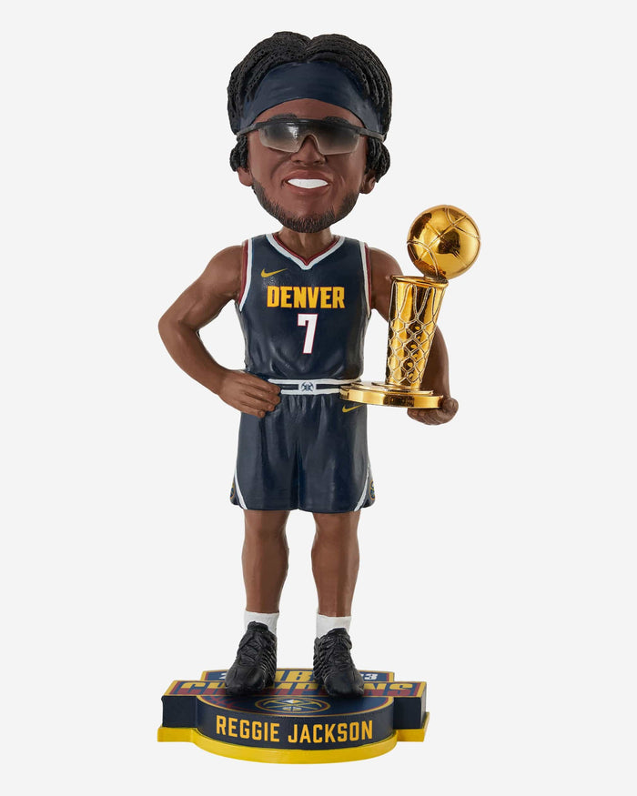 Reggie Jackson Denver Nuggets 2023 NBA Champions Bobblehead FOCO - FOCO.com