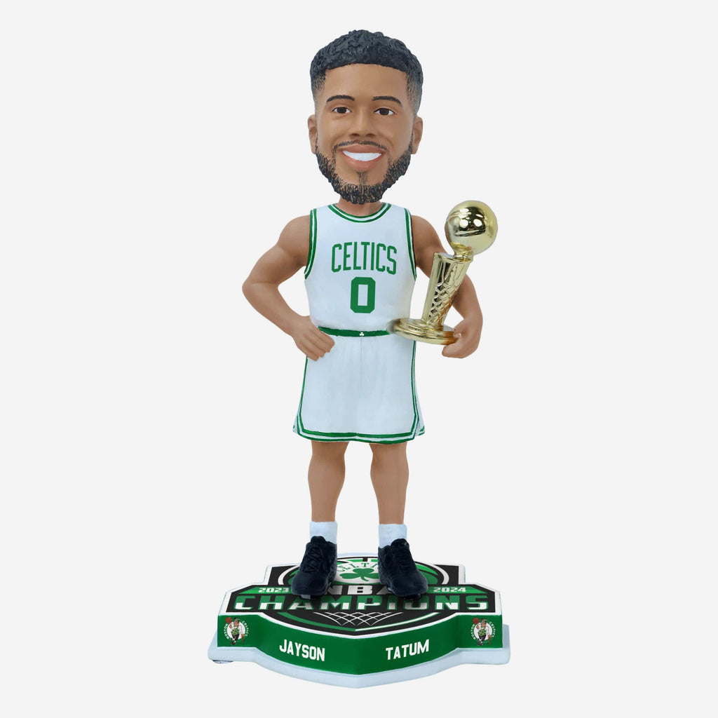 Jayson Tatum Boston Celtics 2024 NBA Champions Bobblehead FOCO - FOCO.com