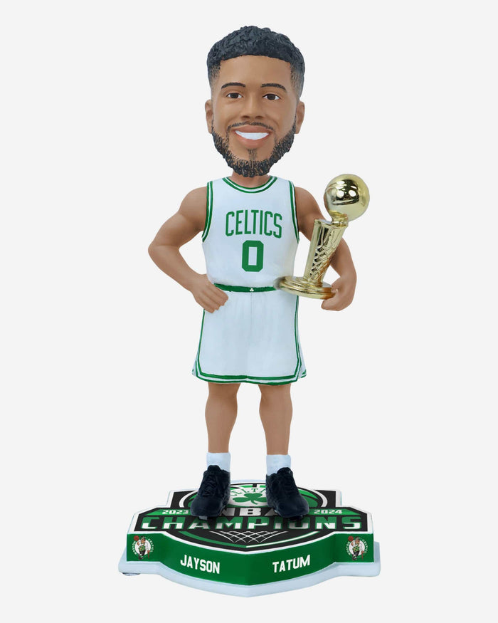 Jayson Tatum Boston Celtics 2024 NBA Champions Bobblehead FOCO - FOCO.com