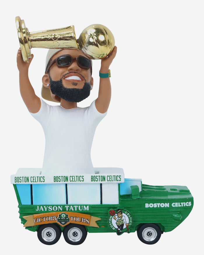 Jayson Tatum Boston Celtics 2024 NBA Champions Parade Duck Boat Bobblehead FOCO - FOCO.com