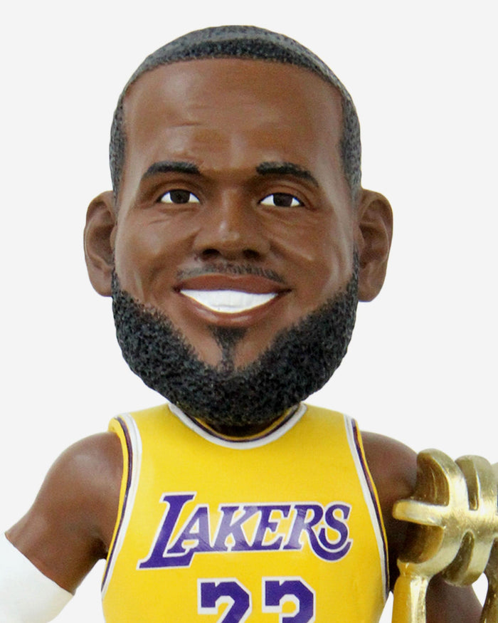 LeBron James Los Angeles Lakers 2023 In-Season Tournament Champion MVP Bobblehead FOCO - FOCO.com