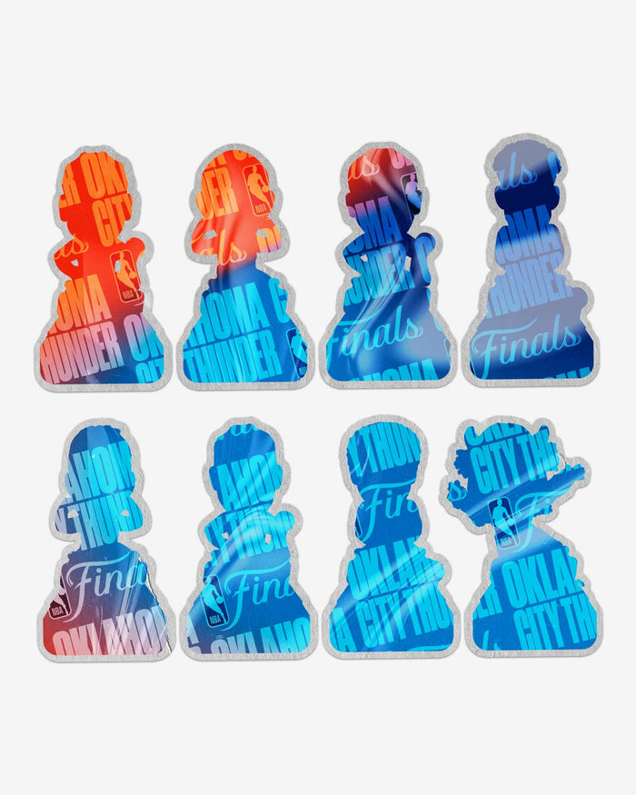 Oklahoma City Thunder 2025 NBA Champions Mini Bobblehead Boxed Set FOCO - FOCO.com