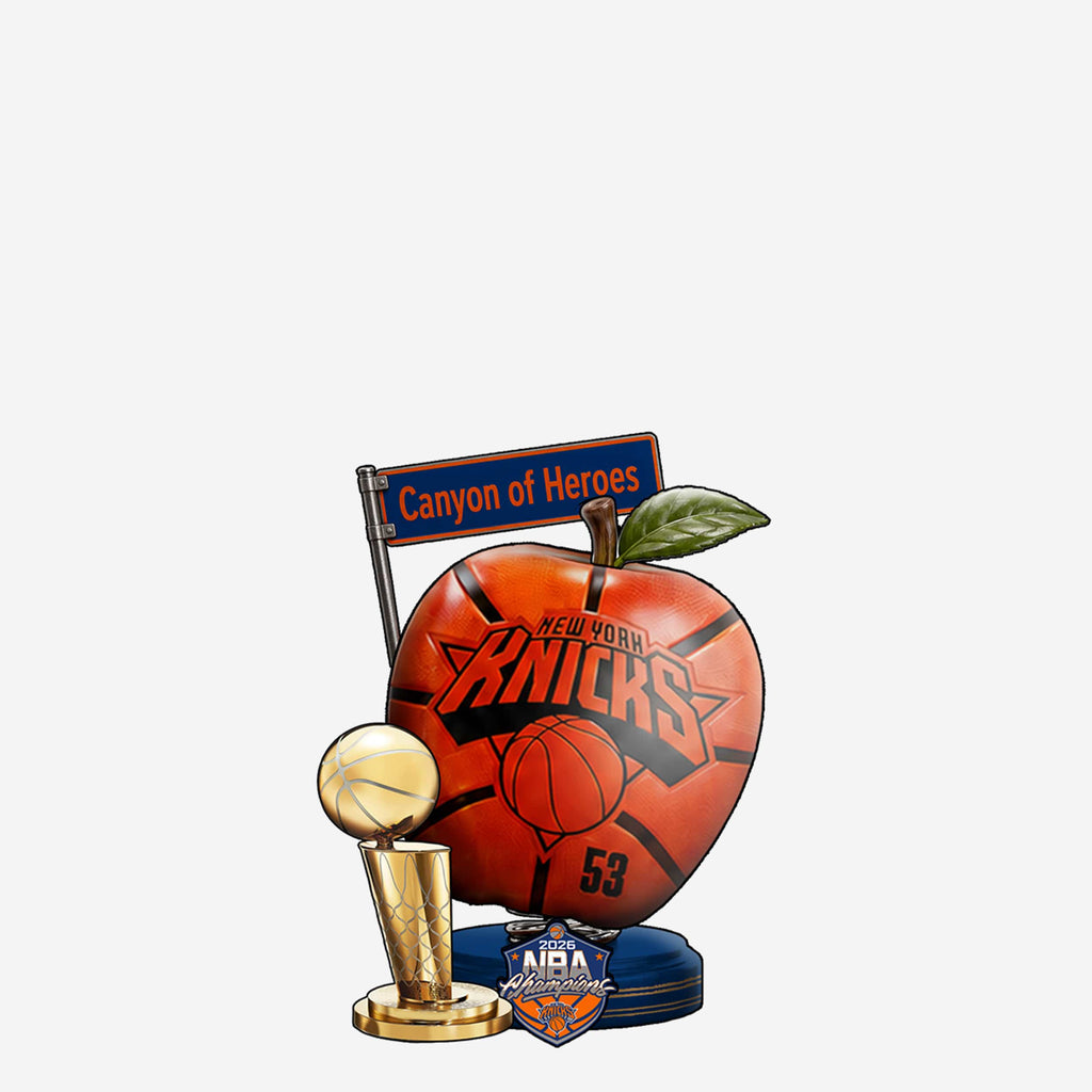 New York Knicks 2026 NBA Champions Basketball Big Apple Bobble FOCO - FOCO.com