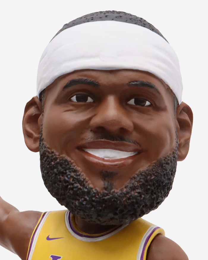 LeBron James Los Angeles Lakers Point Counter Bobblehead FOCO - FOCO.com