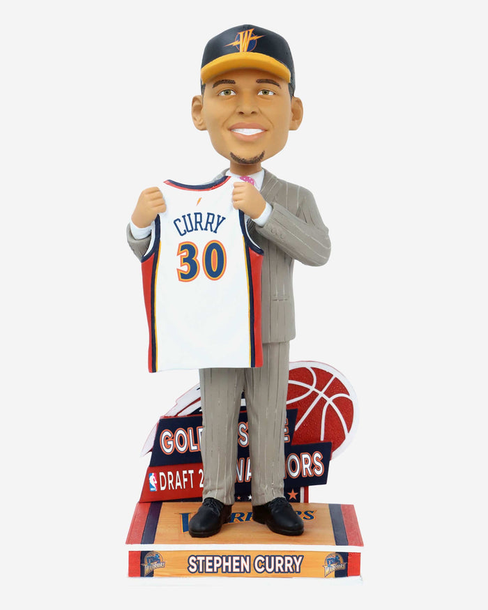 Steph Curry Golden State Warriors 2009 Draft Pick Bobblehead FOCO - FOCO.com