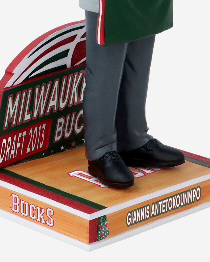 Giannis Antetokounmpo Milwaukee Bucks 2013 Draft Pick Bobblehead FOCO - FOCO.com