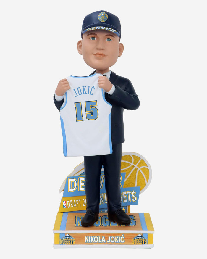 Nikola Jokic Denver Nuggets 2014 Draft Pick Bobblehead FOCO - FOCO.com