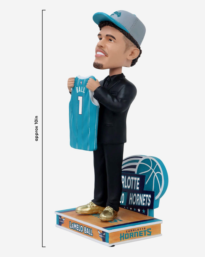 LaMelo Ball Charlotte Hornets 2020 Draft Pick Pick Bobblehead FOCO - FOCO.com