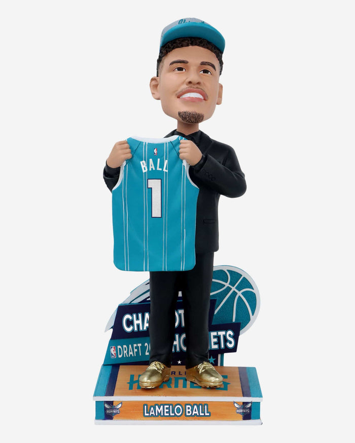 LaMelo Ball Charlotte Hornets 2020 Draft Pick Pick Bobblehead FOCO - FOCO.com