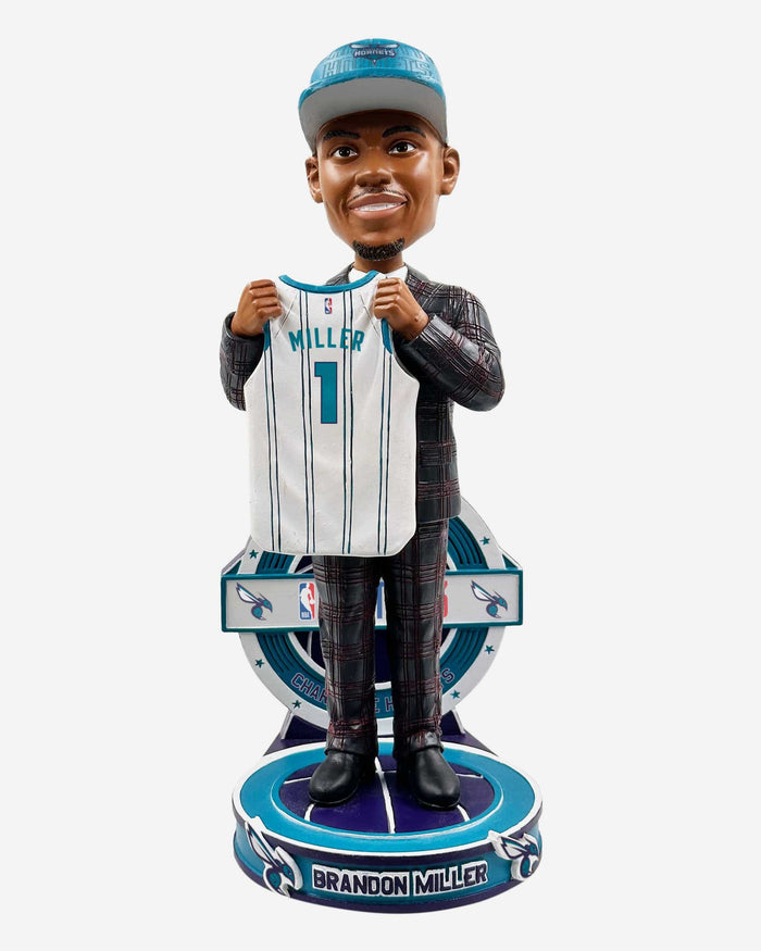 Brandon Miller Charlotte Hornets 2023 Draft Pick Bobblehead FOCO - FOCO.com