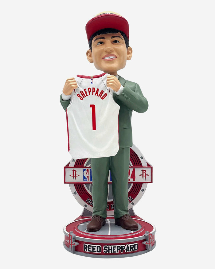 Reed Sheppard Houston Rockets 2024 NBA Draft Pick Bobblehead FOCO - FOCO.com